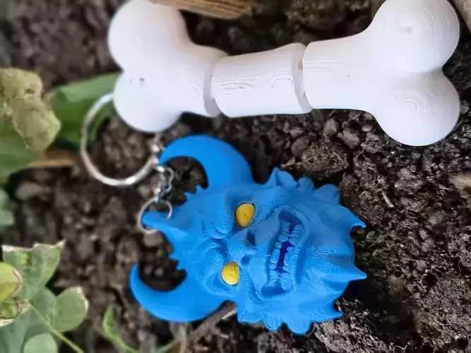 Flexi Halloween Chibi  Devil Head  Bone Combo