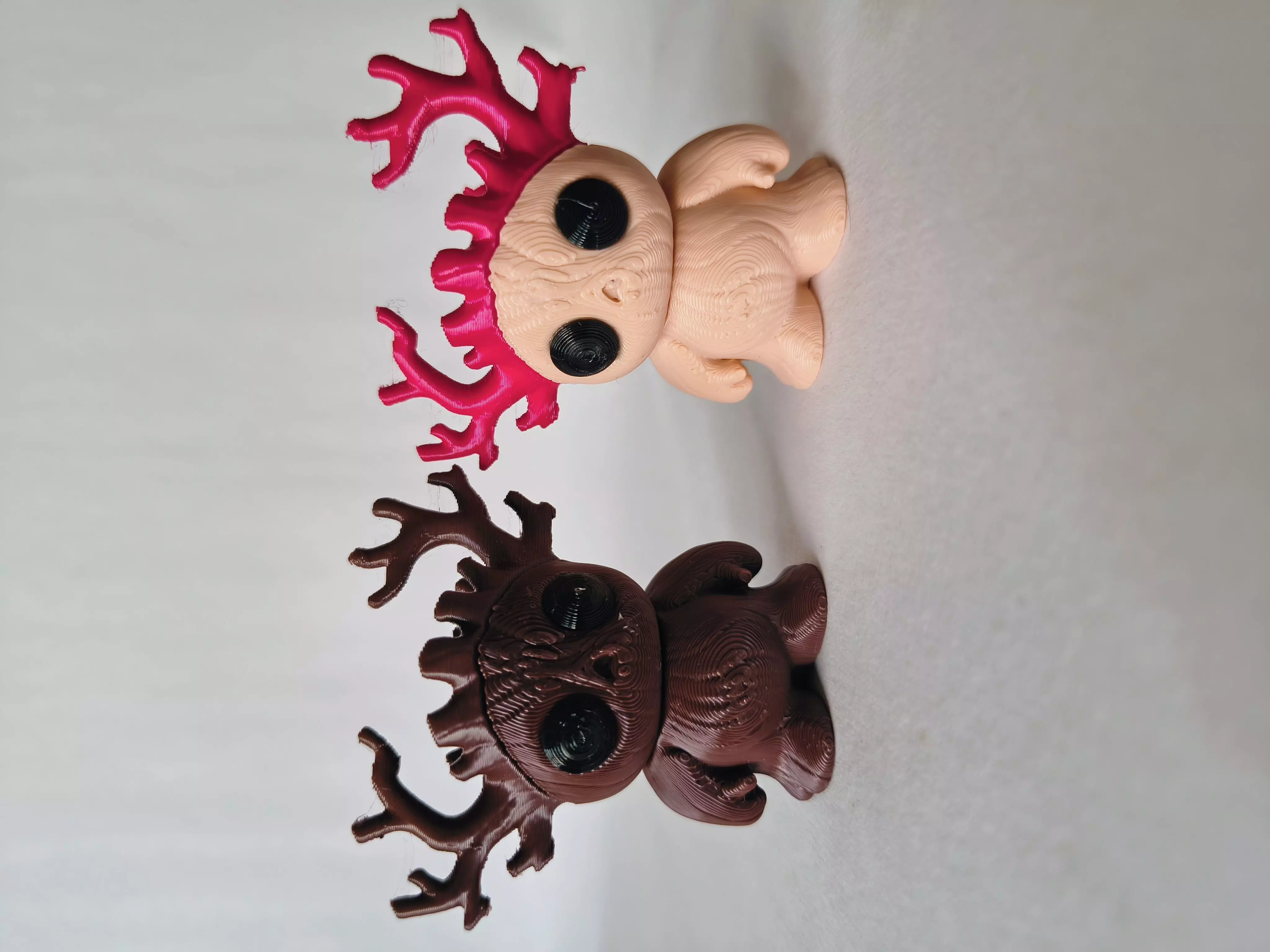 Flexi Spooky Tree Spirits  Articulated Modular  Keychain STL 3D print model_0