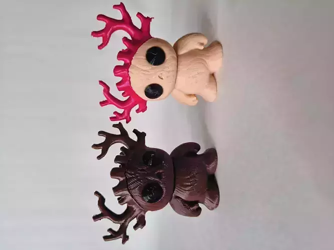 Flexi Spooky Tree Spirits  Articulated Modular  Keychain STL