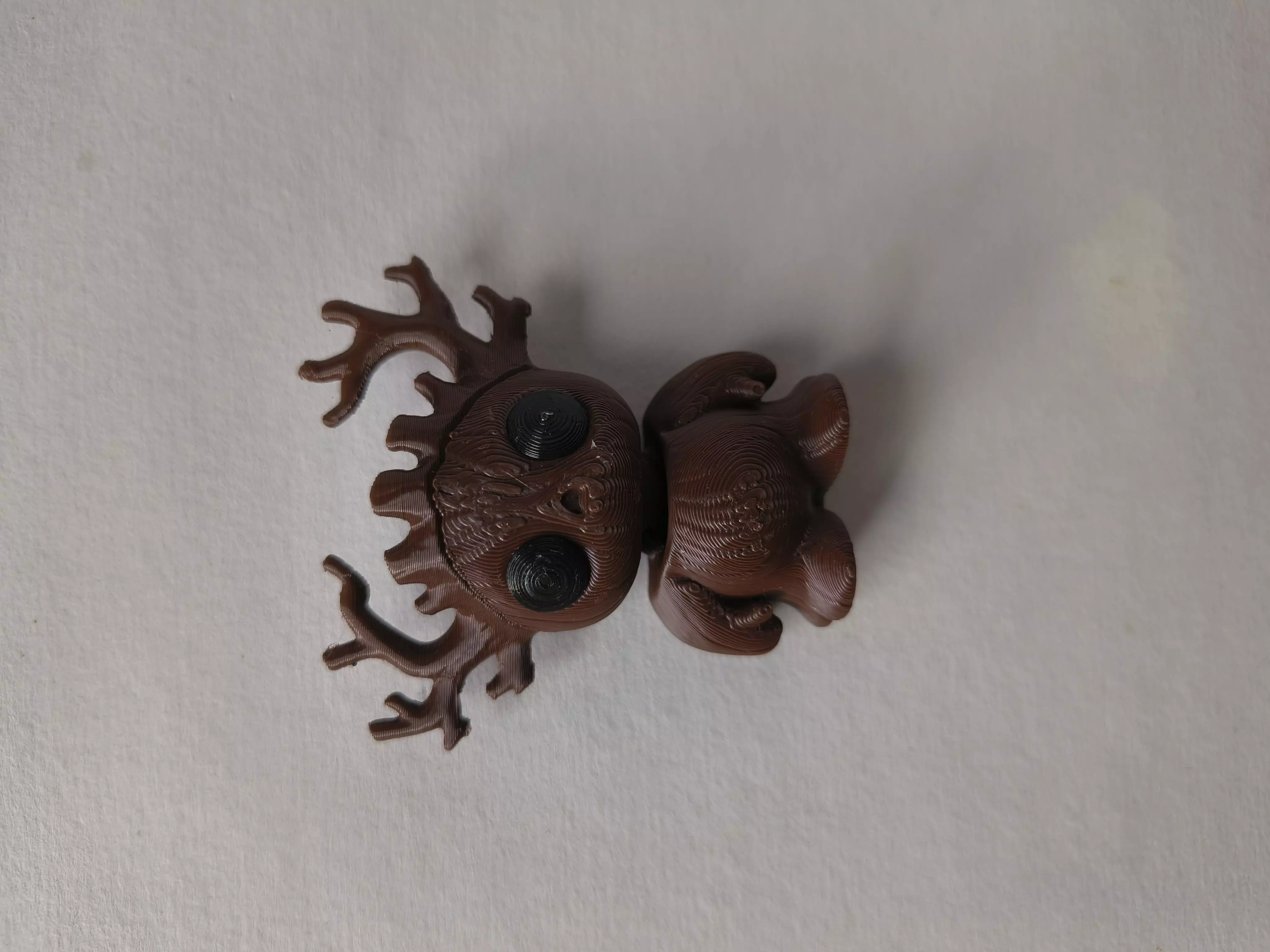 Flexi Spooky Tree Spirits  Articulated Modular  Keychain STL 3D print model_4