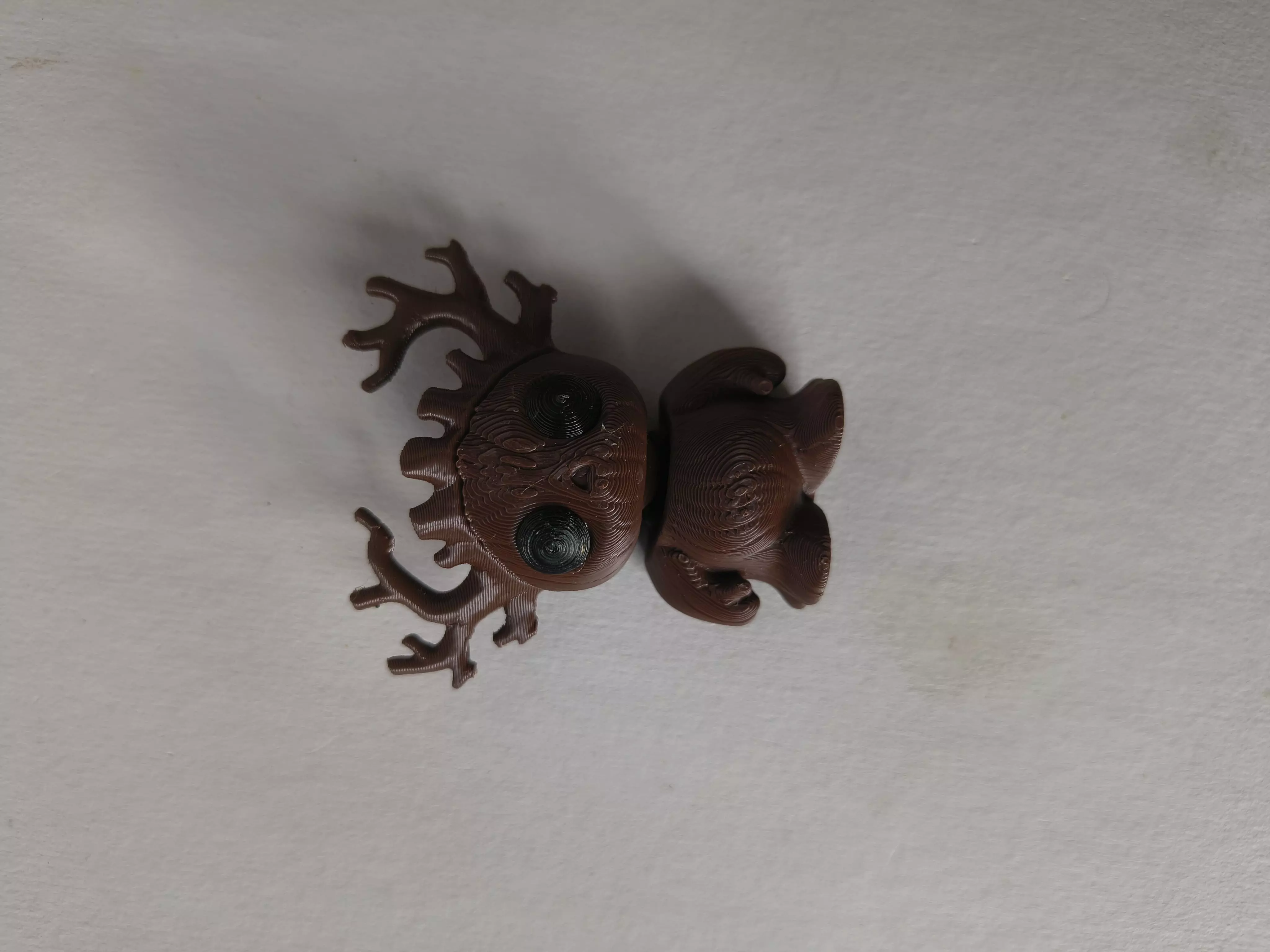 Flexi Spooky Tree Spirits  Articulated Modular  Keychain STL 3D print model_3