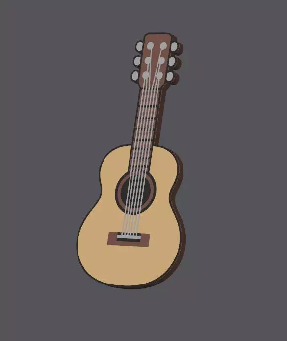 Mini Guitar Pick Holder with Magnetic Closure 3D print model_0