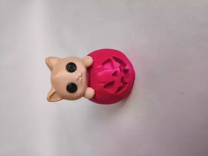 Pumpkin Purrfection  Halloween Cat in Pumpkin STL Models