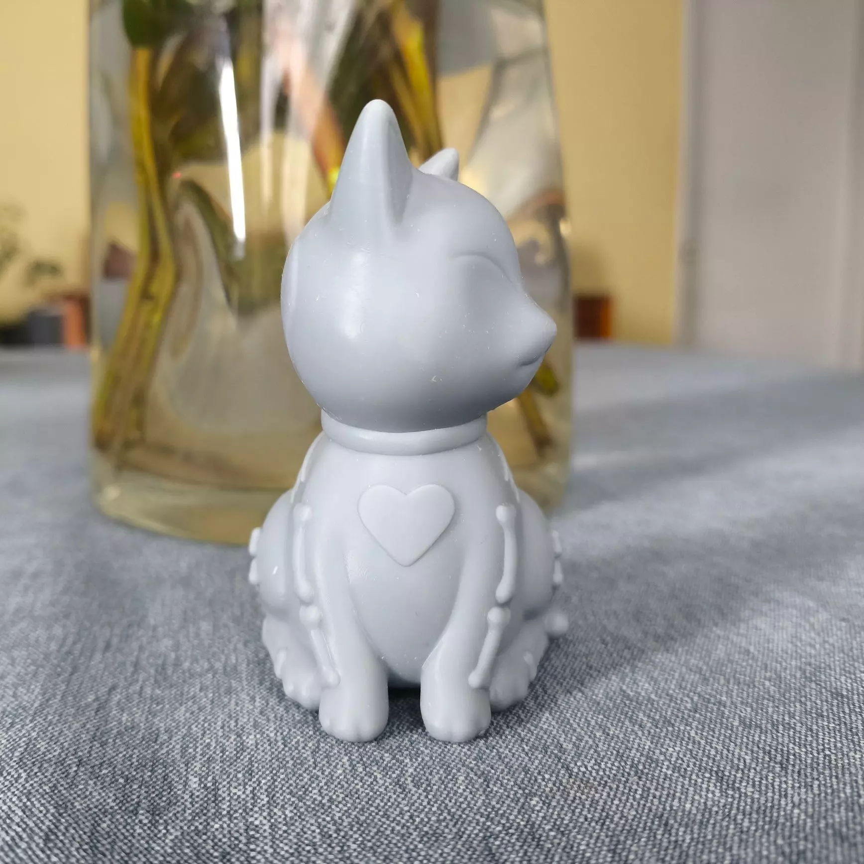 Cat With Bones 3D print model_5