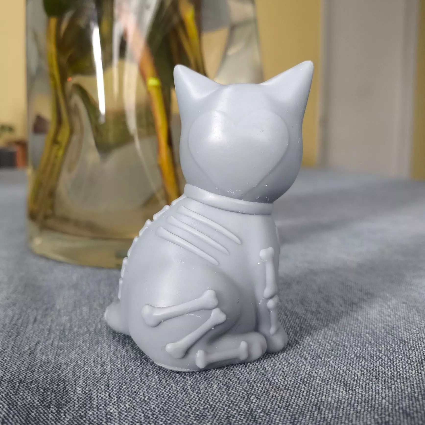 Cat With Bones 3D print model_4
