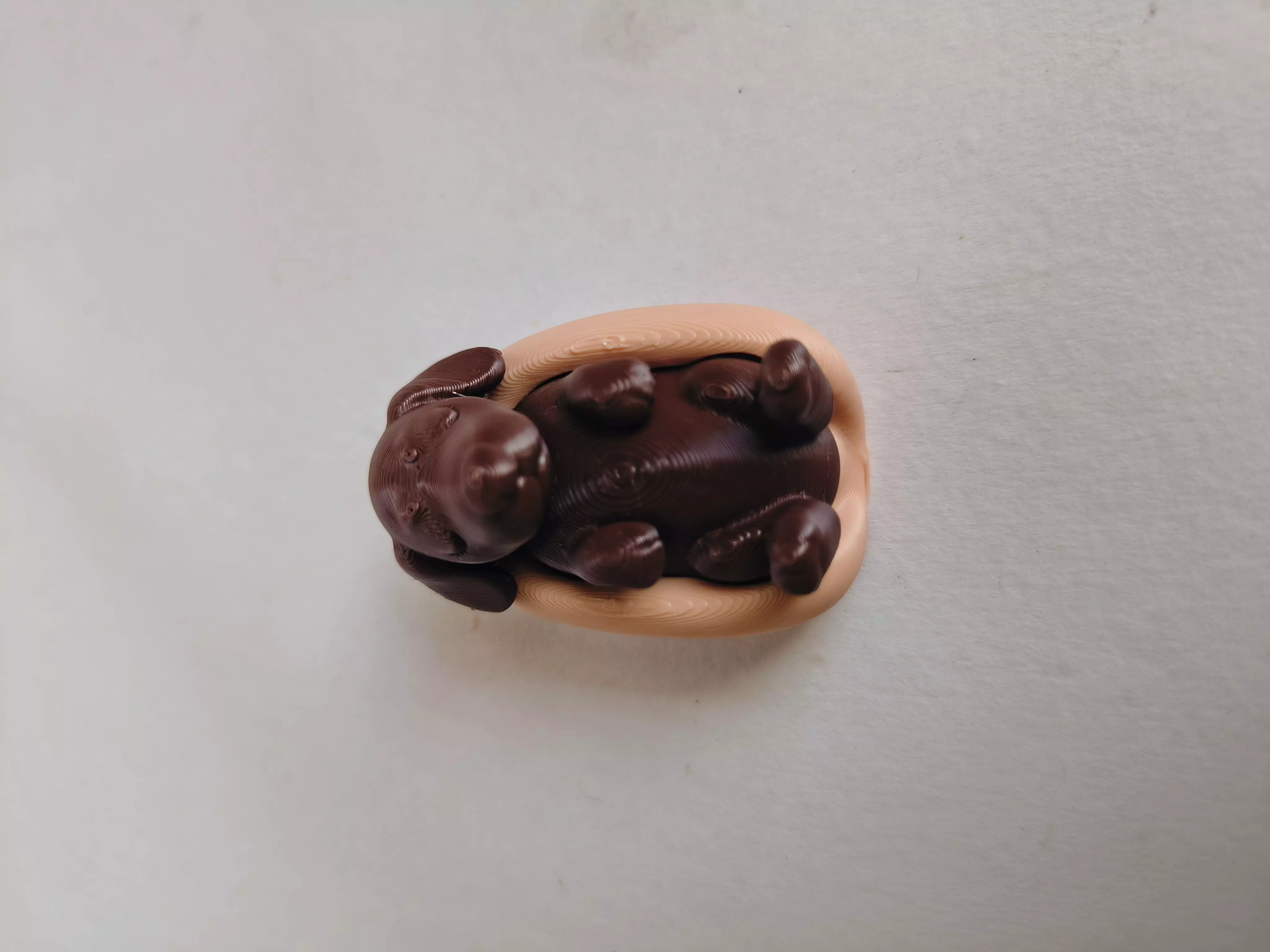 Hotdog Hound Adorable Dog in a Bun STL Model 3D print model_4