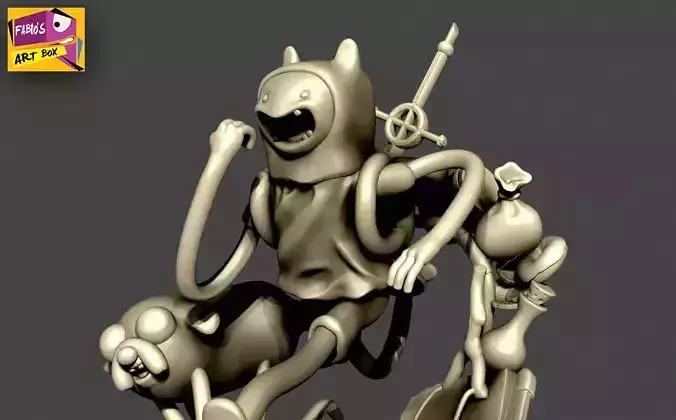 Finn and Jake - Adventure time Collectible 3D print model