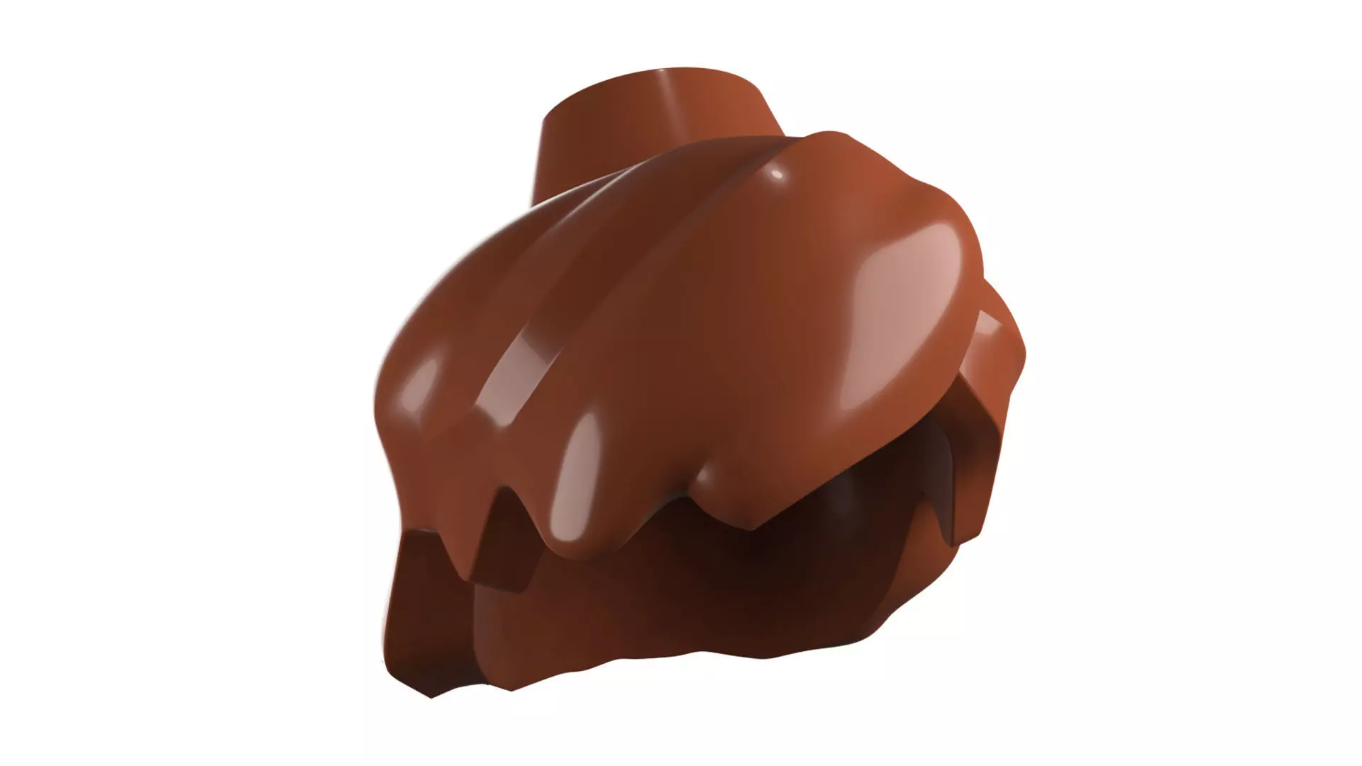 Custom3Dprint Minifigure Accessory - Minifigure Hair S2 - 056 3D print model