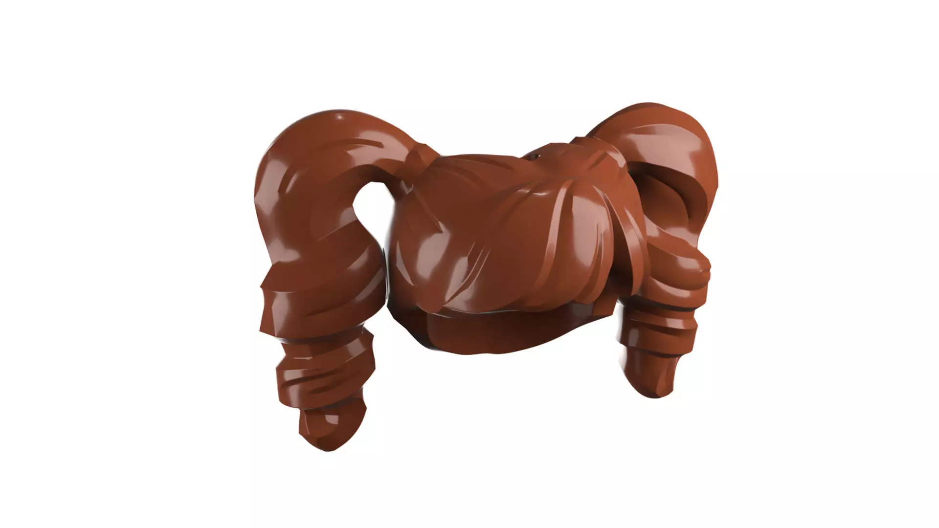 Custom3Dprint Minifigure Accessory - Minifigure Hair S2 - 057 3D print model