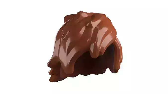 Custom3Dprint Minifigure Accessory - Minifigure Hair S2 - 058