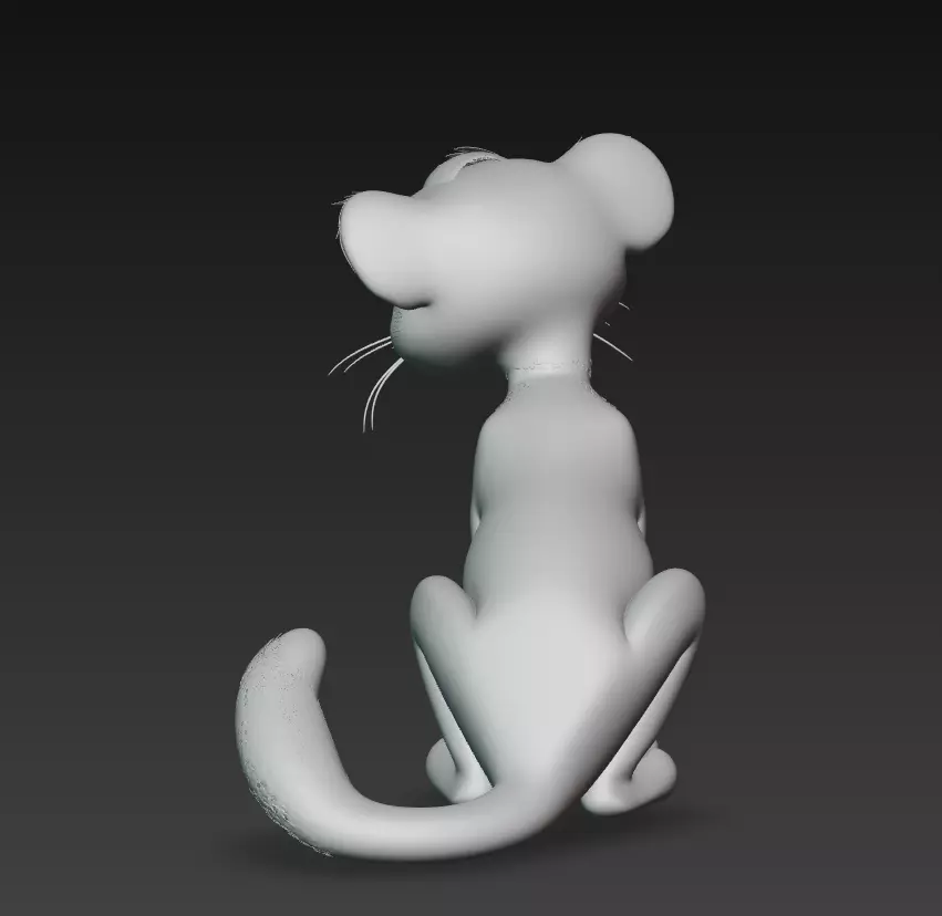 Cheetah - Stylized Cartoon Jungle Animal 3D Model 3D print model_9