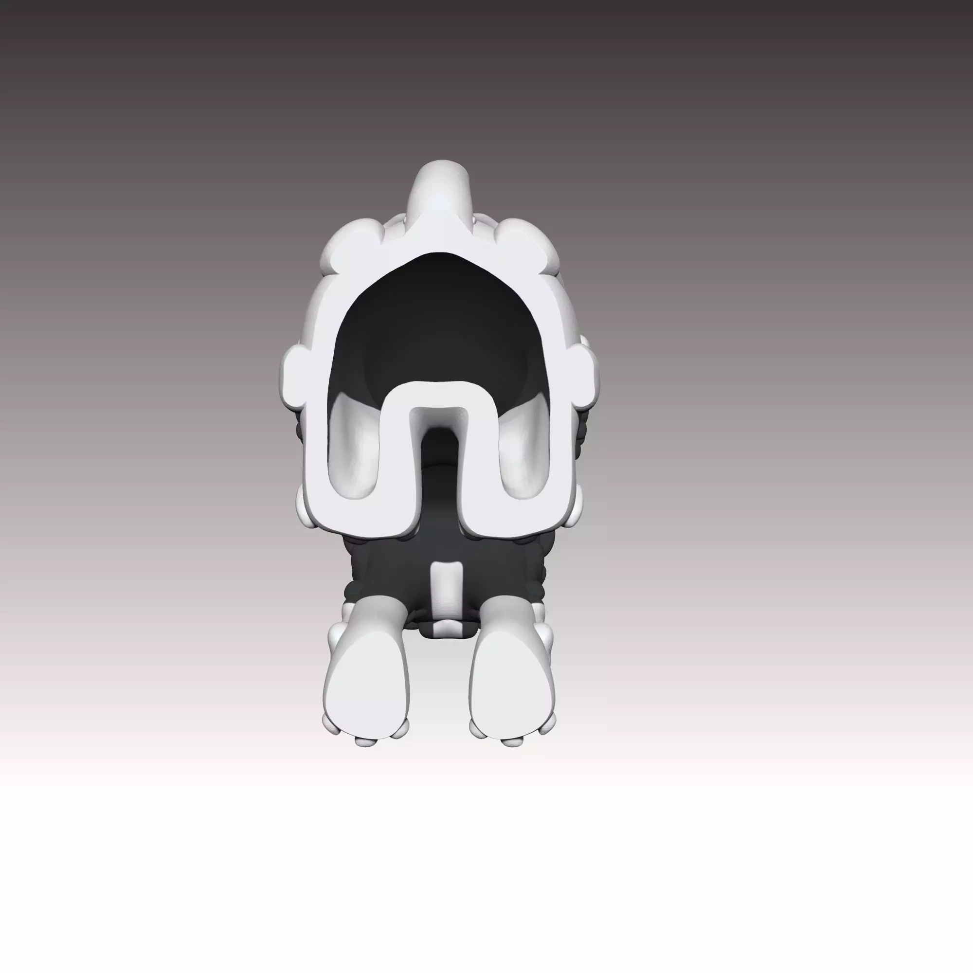 Alebrije porta incienso 3D print model_4