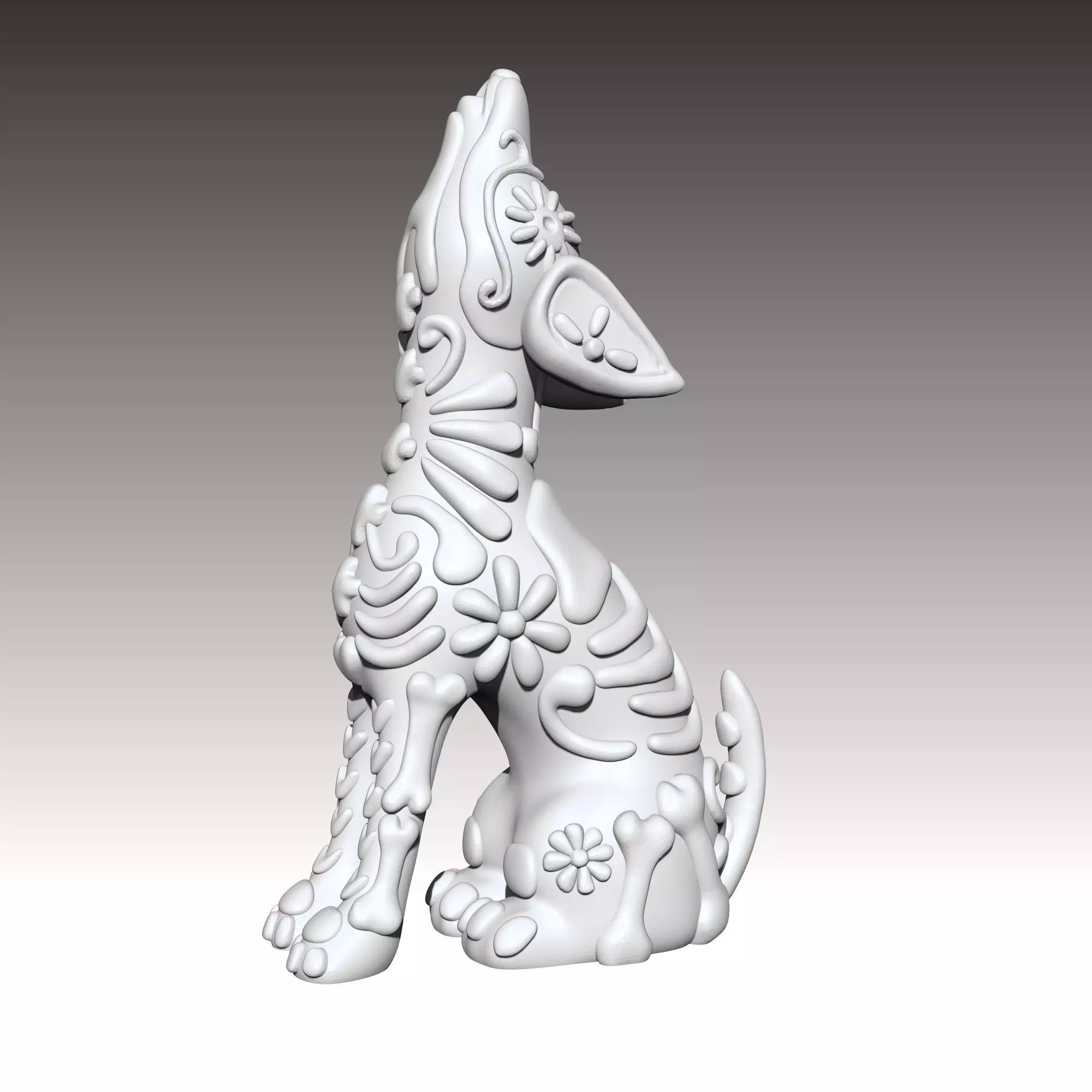 Alebrije porta incienso 3D print model_8