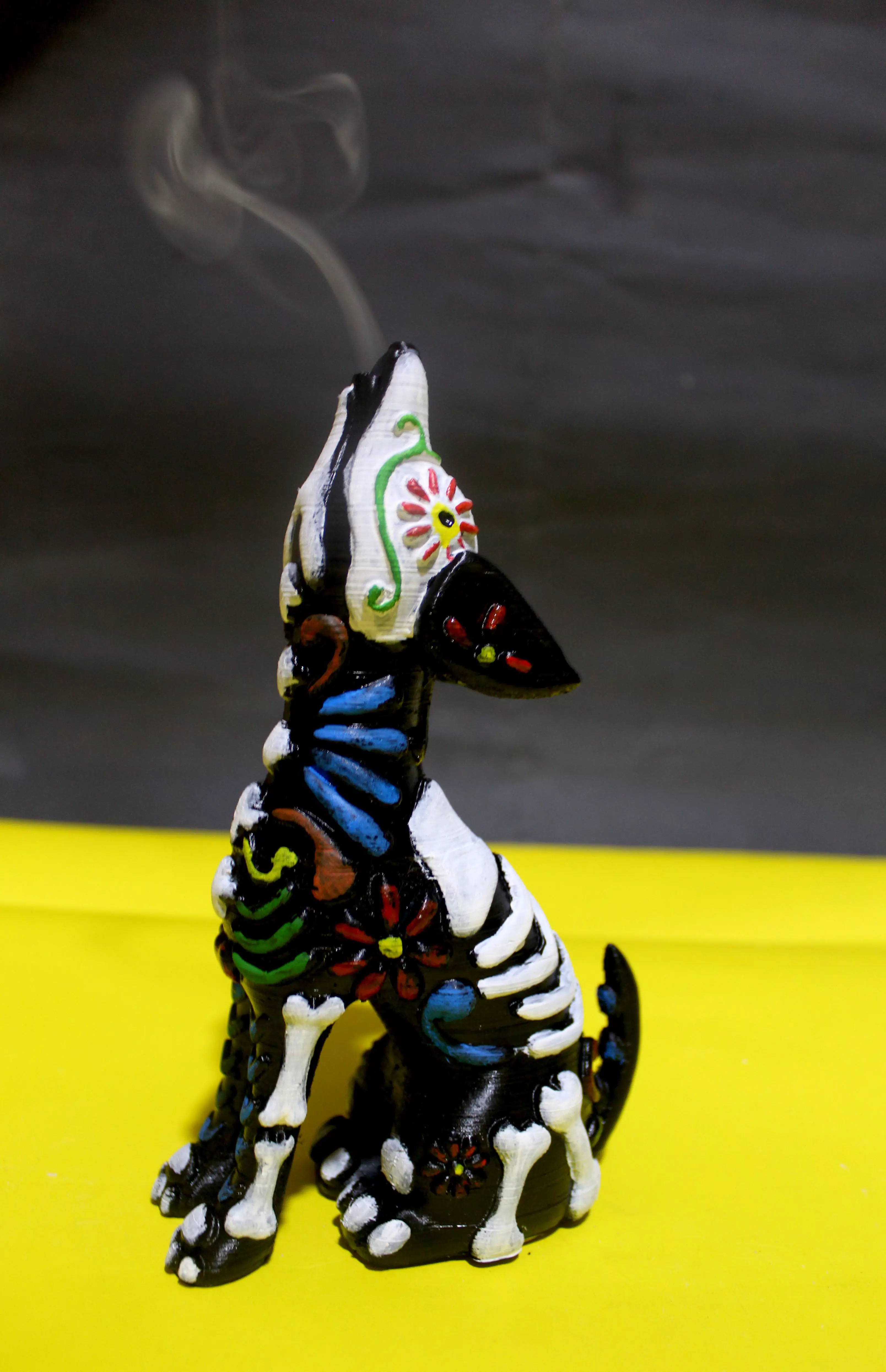 Alebrije porta incienso 3D print model_10