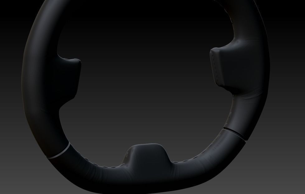 LOGITECH G29 Steering Wheel 3D model_3
