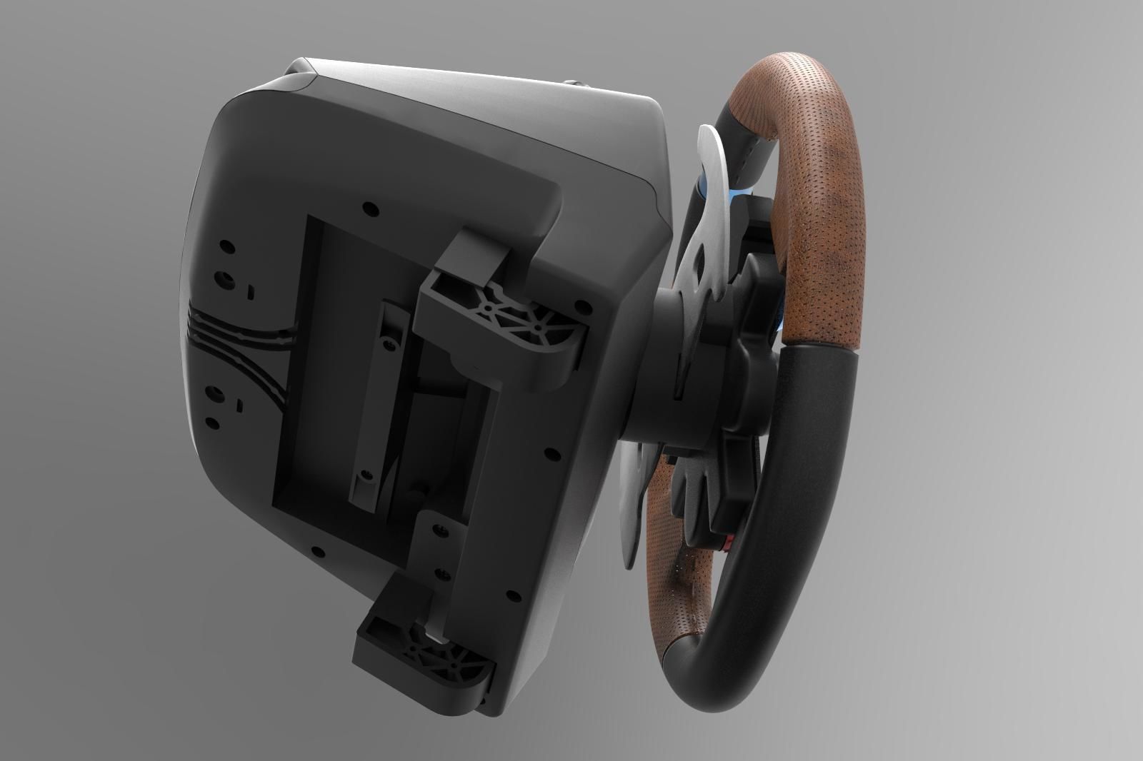 LOGITECH G29 Steering Wheel 3D model_2