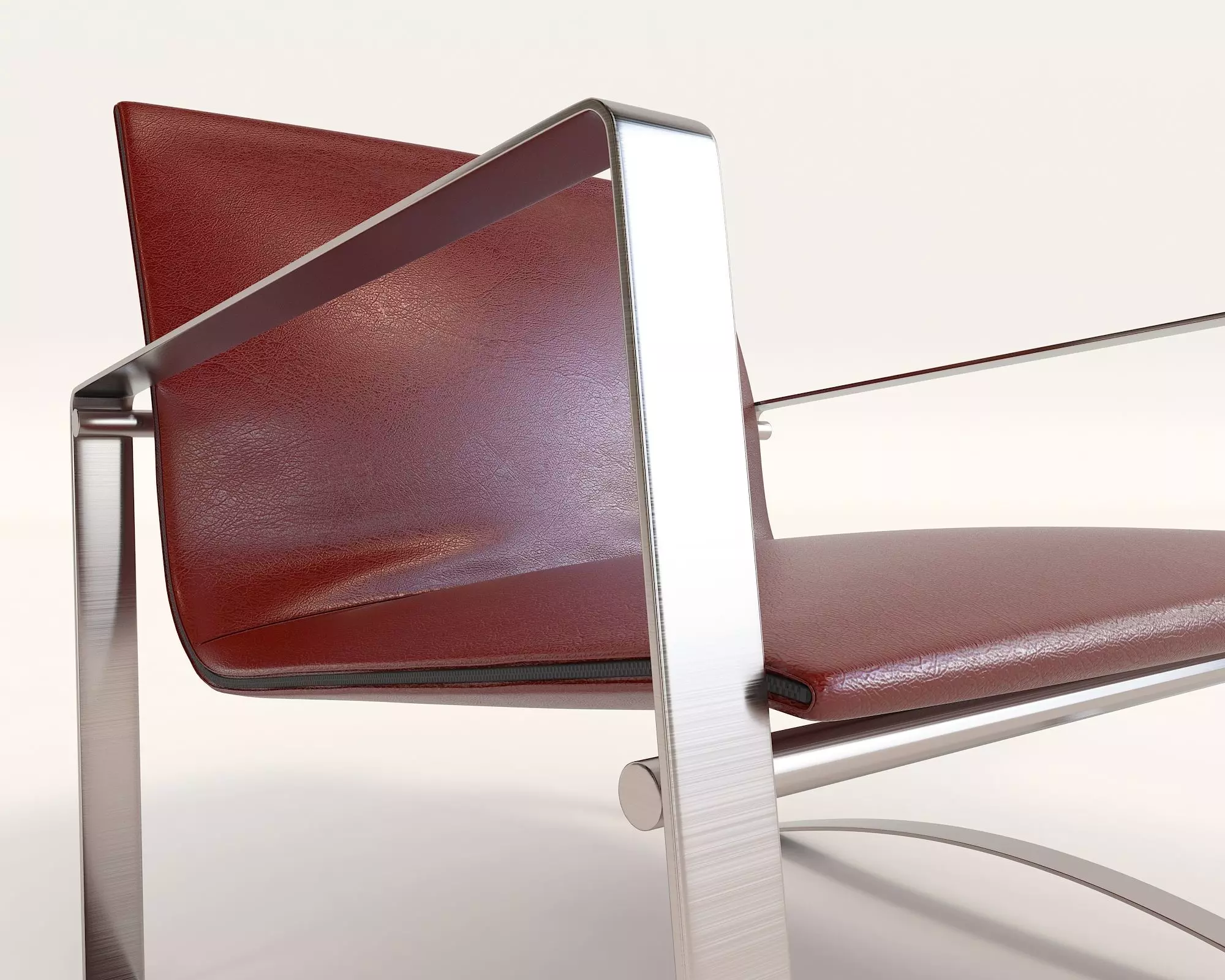 Modern Coffee Table and Armchair Set 23 3D model_8