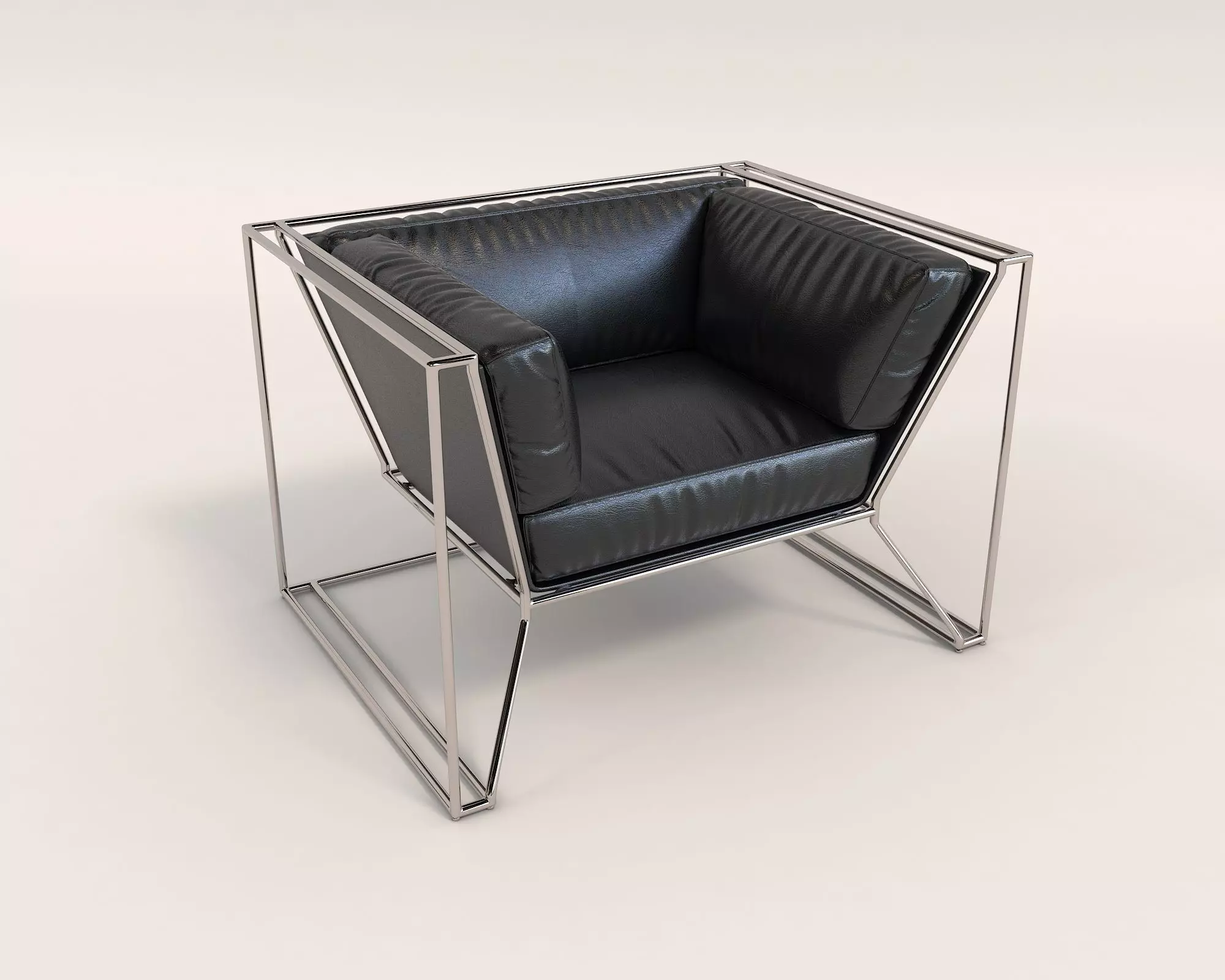 Modern Sofa and Armchair 3D model_7