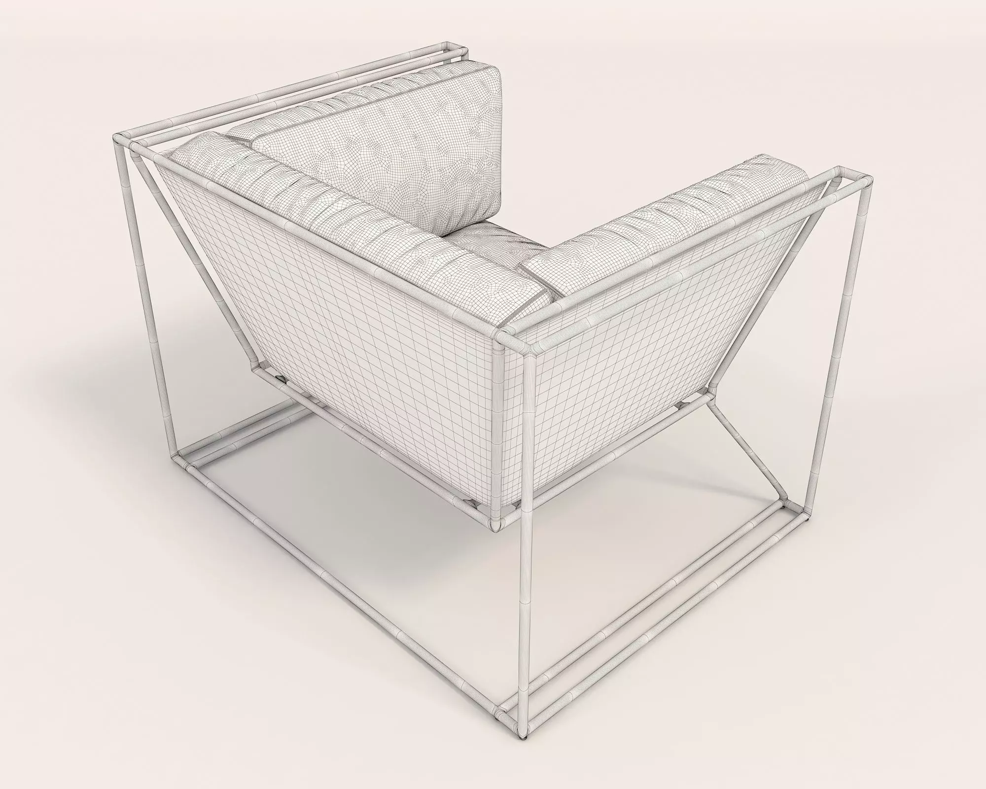 Modern Sofa and Armchair 3D model_11