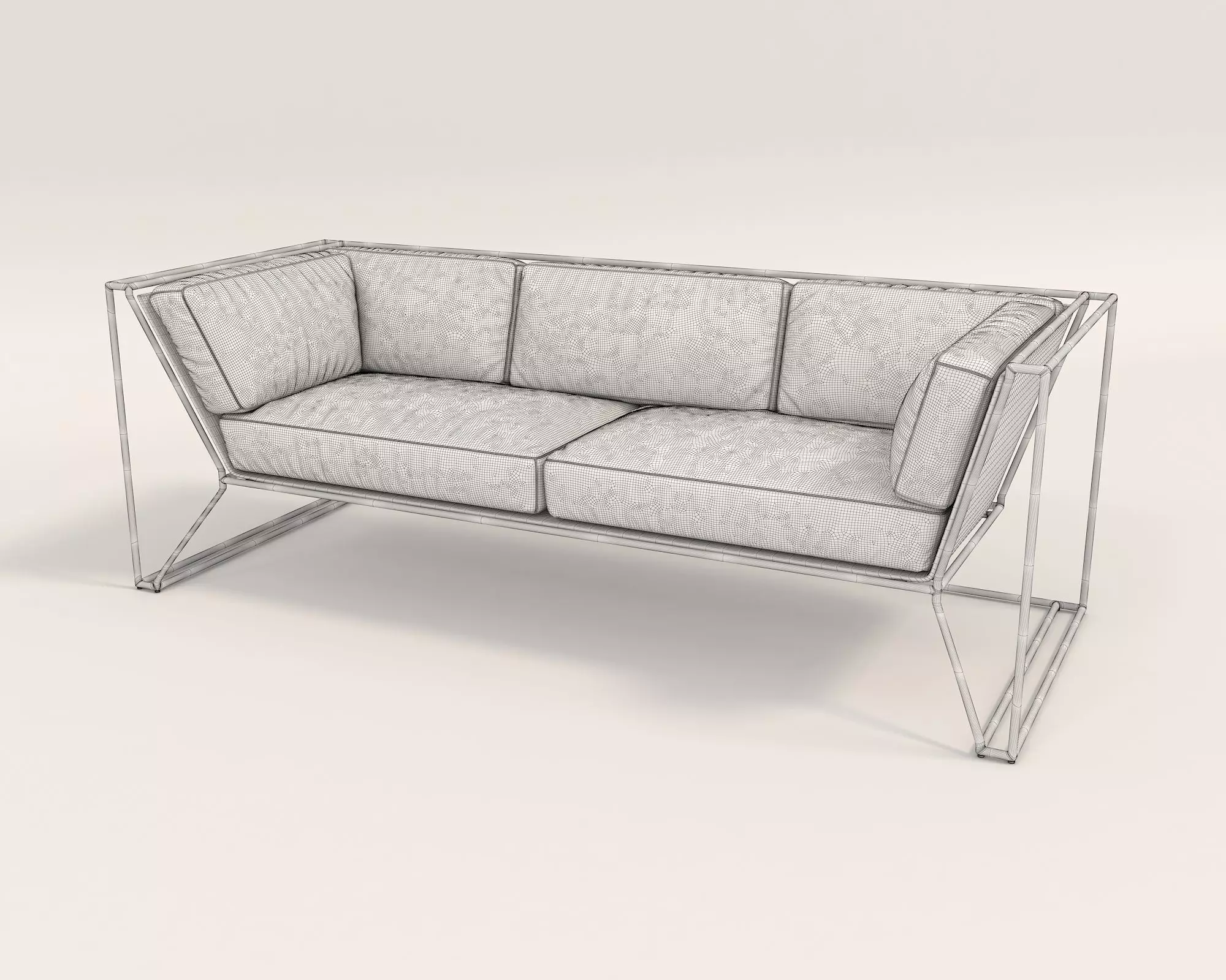 Modern Sofa and Armchair 3D model_10