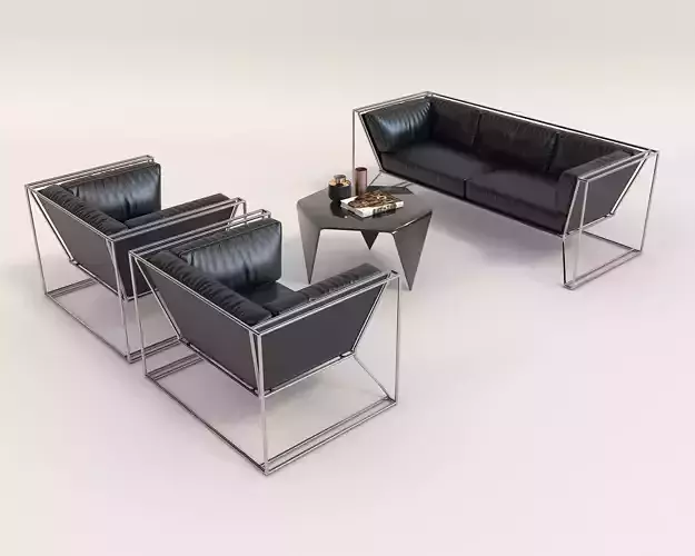 Modern Sofa and Armchair