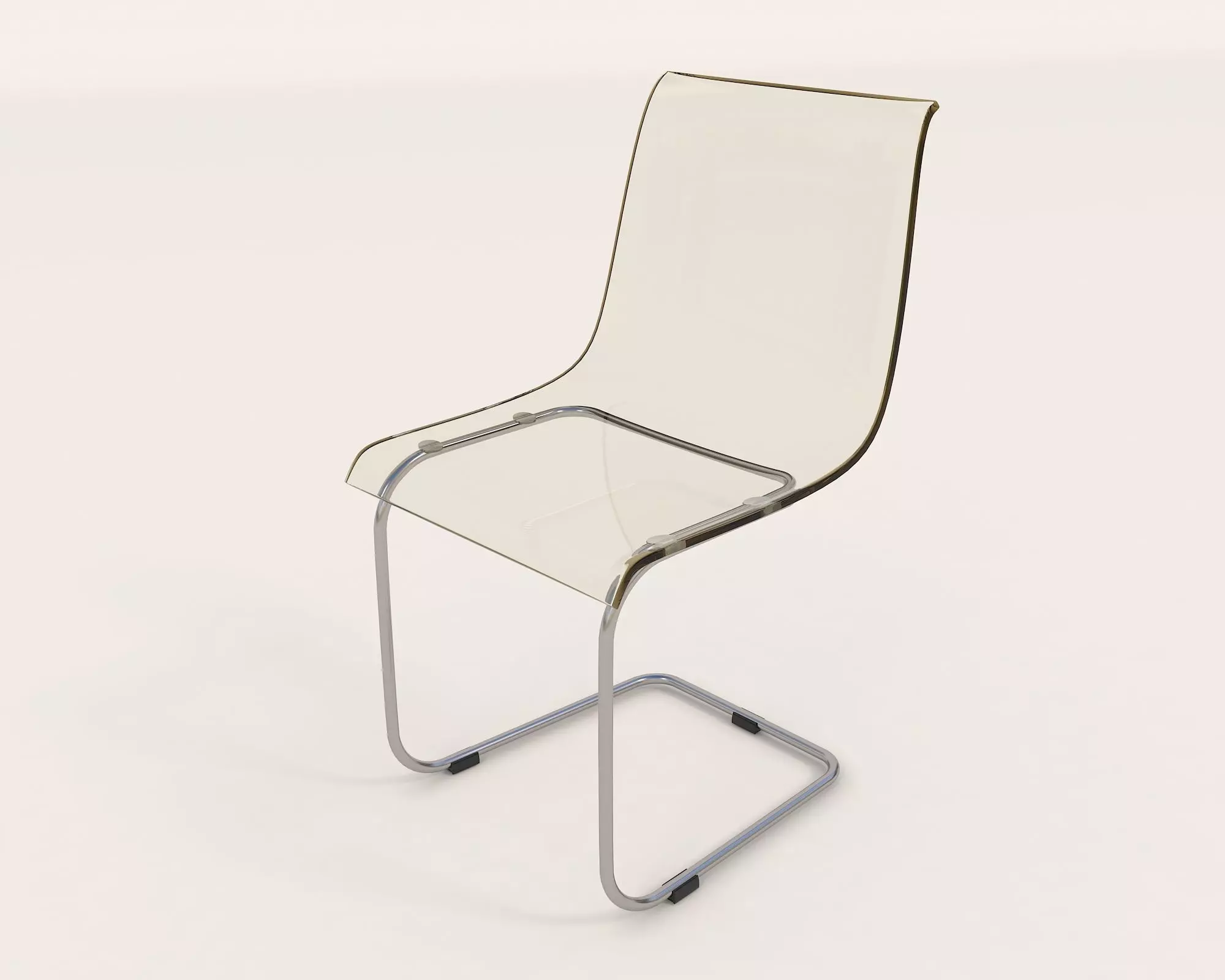 Modern Table and Chair Set 8 3D model_6