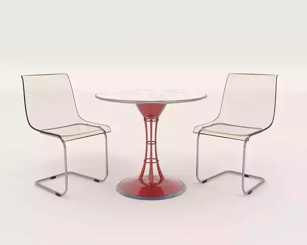 Modern Table and Chair Set 8