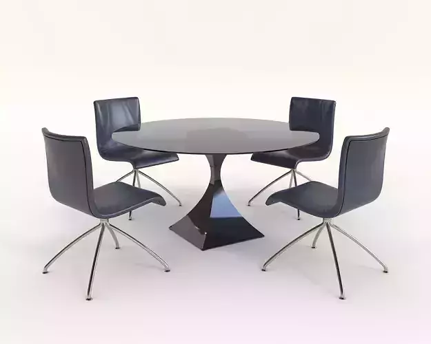 Modern Table and Chair Set 10