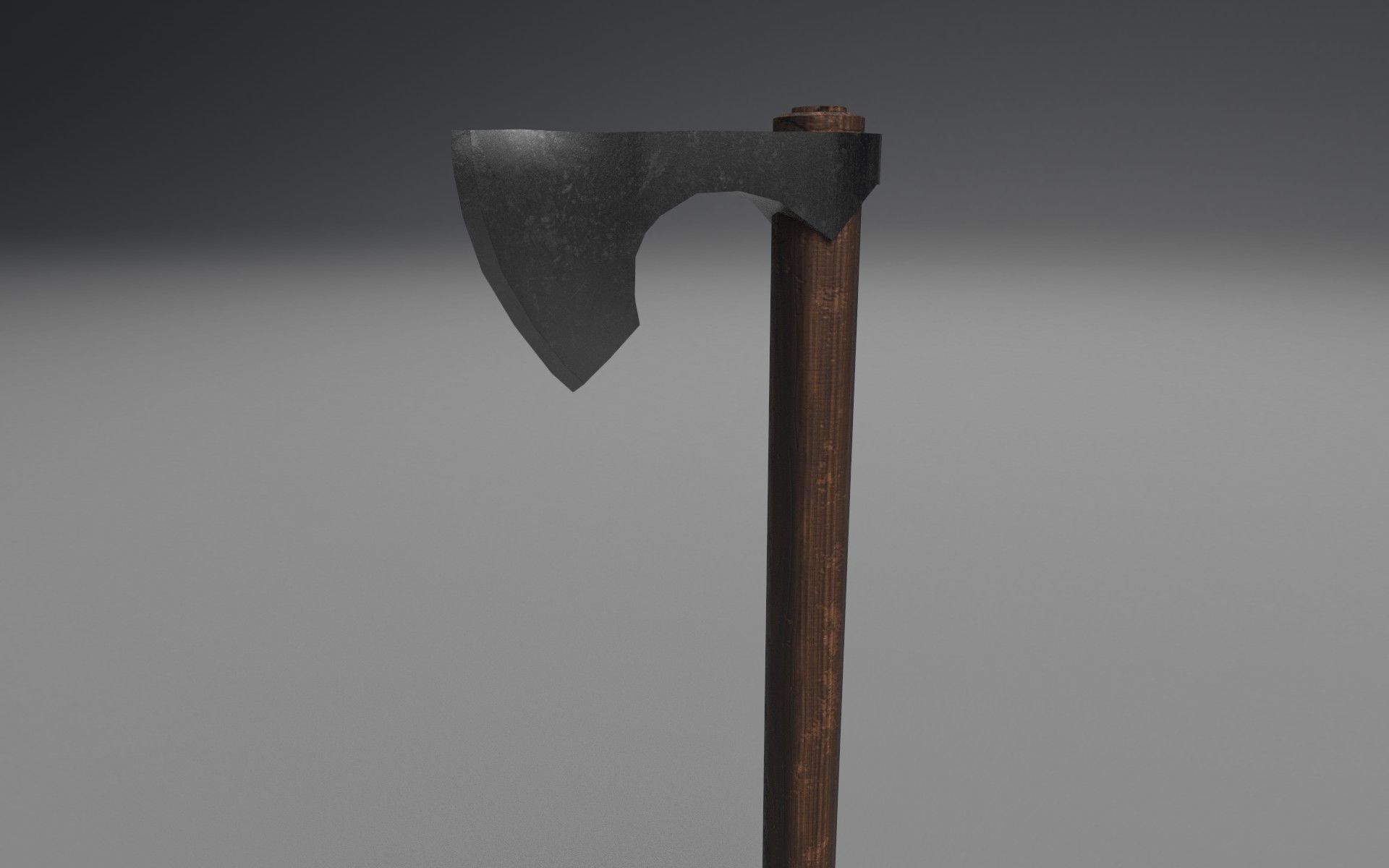 Viking-Axe LowPoly axe Free low-poly 3D model_3