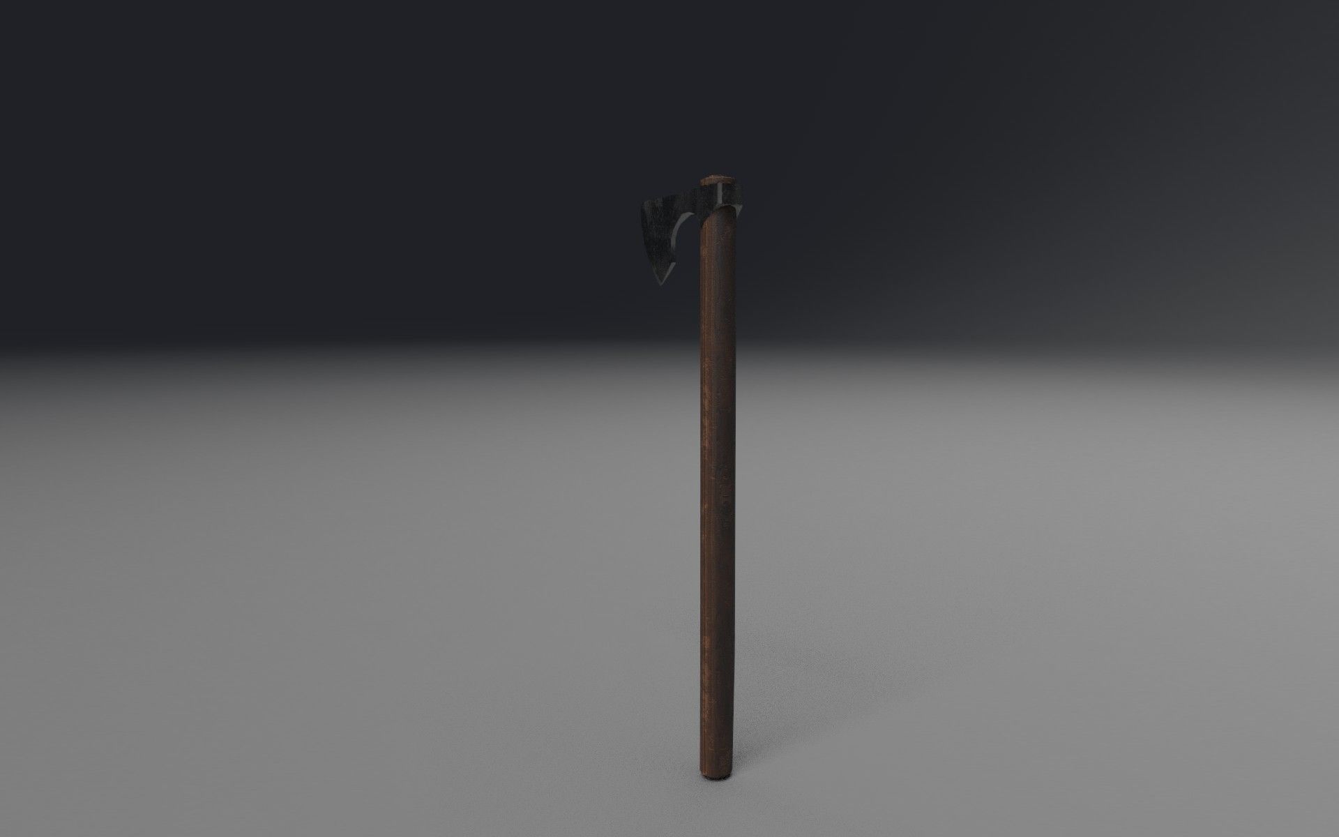 Viking-Axe LowPoly axe Free low-poly 3D model_2
