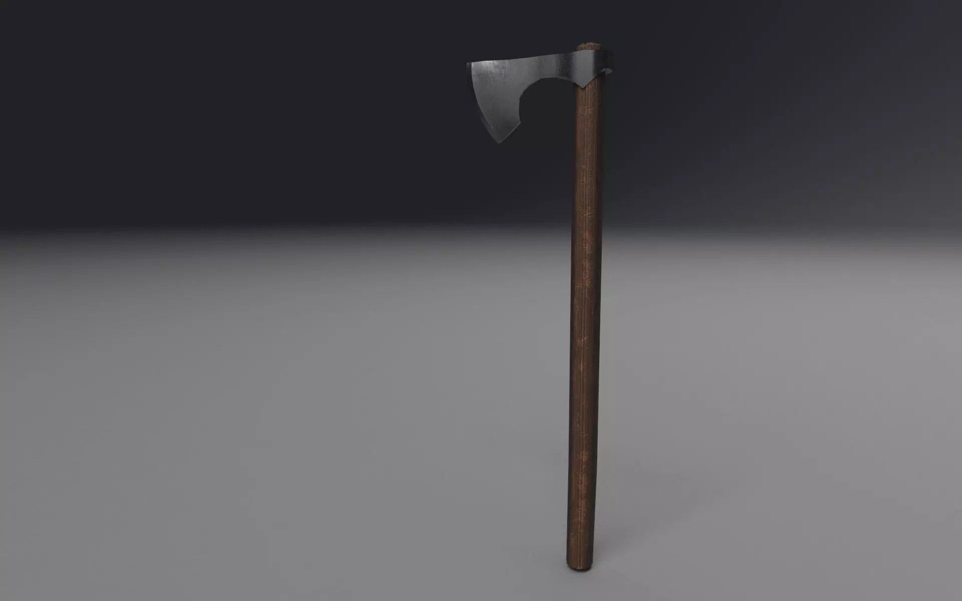 Viking-Axe LowPoly axe Free low-poly 3D model_0