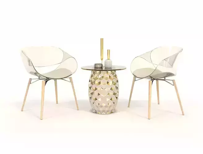 Modern Table and Chair Set 11