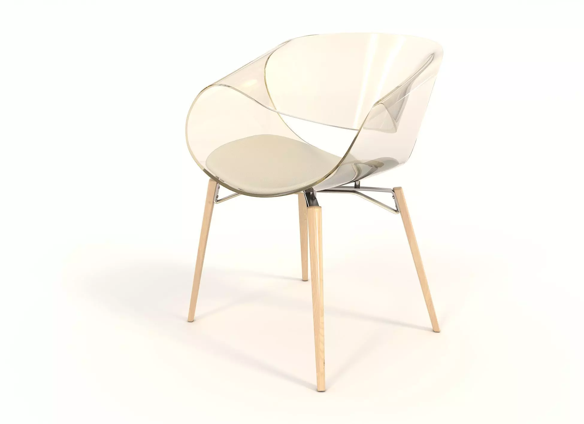 Modern Table and Chair Set 11 3D model_6