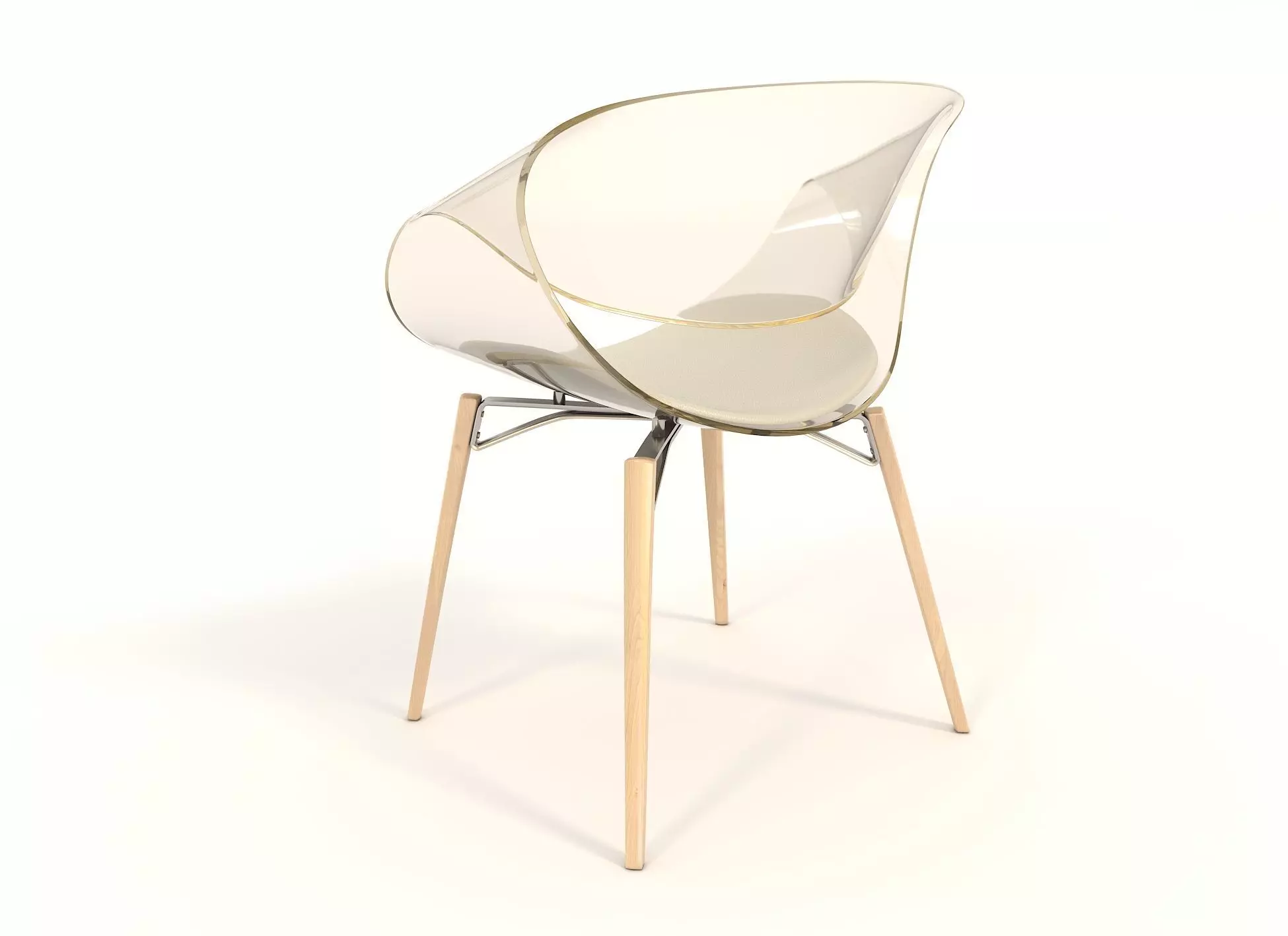 Modern Table and Chair Set 11 3D model_7