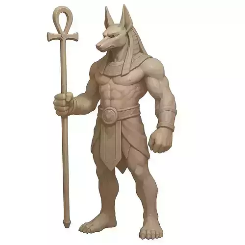 Anubis Guardian Statue