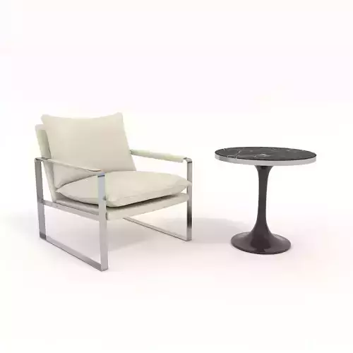 Modern Coffee Table and Armchair Set 27