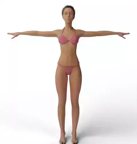 Bikini Female Base Model 3D model Bikini Female Base Model 3D model