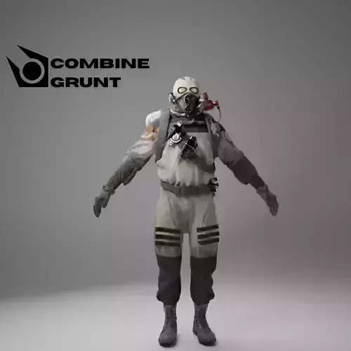 HLA Combine Grunt 3D model