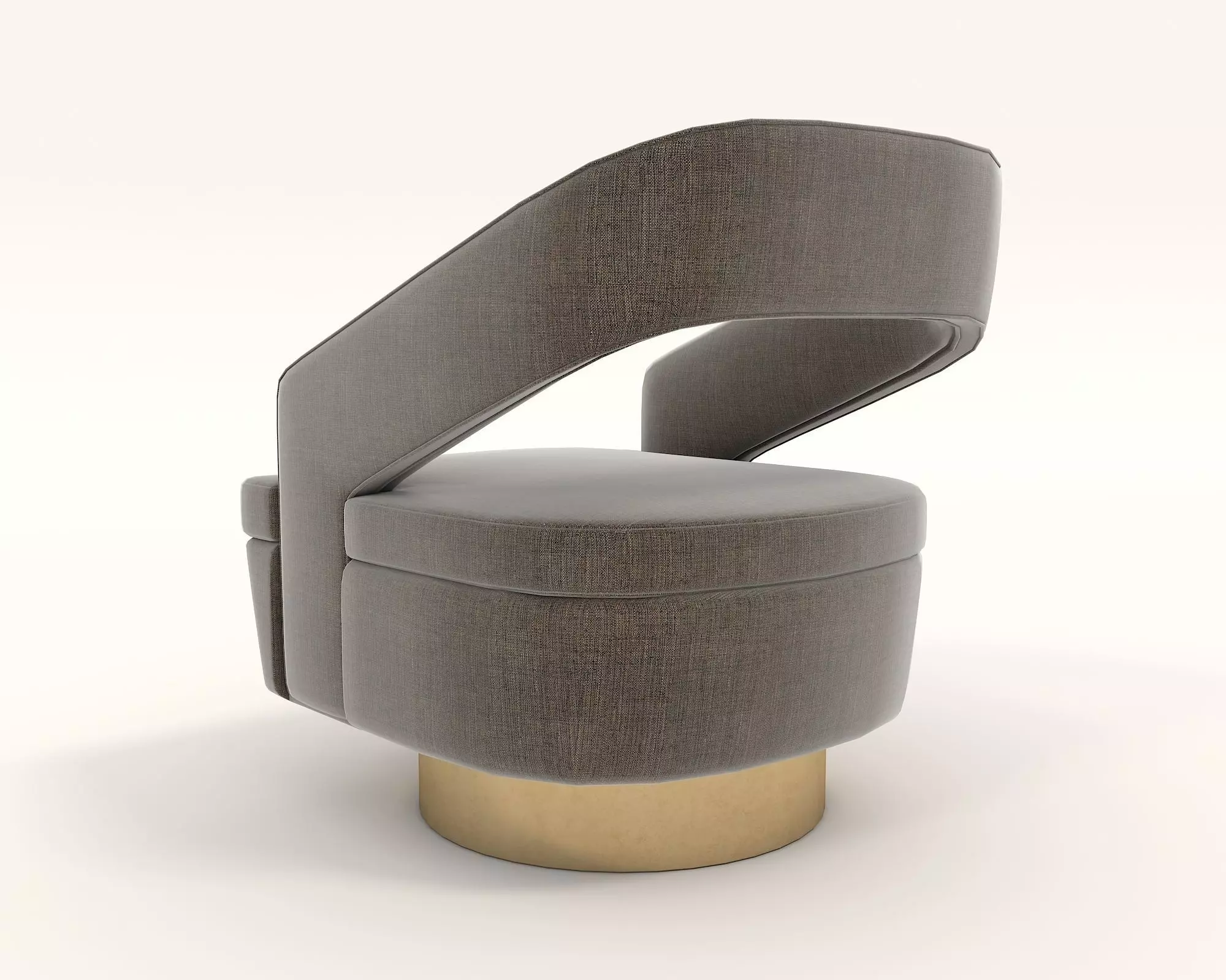 Modern Coffee Table and Armchair Set 30 3D model_6