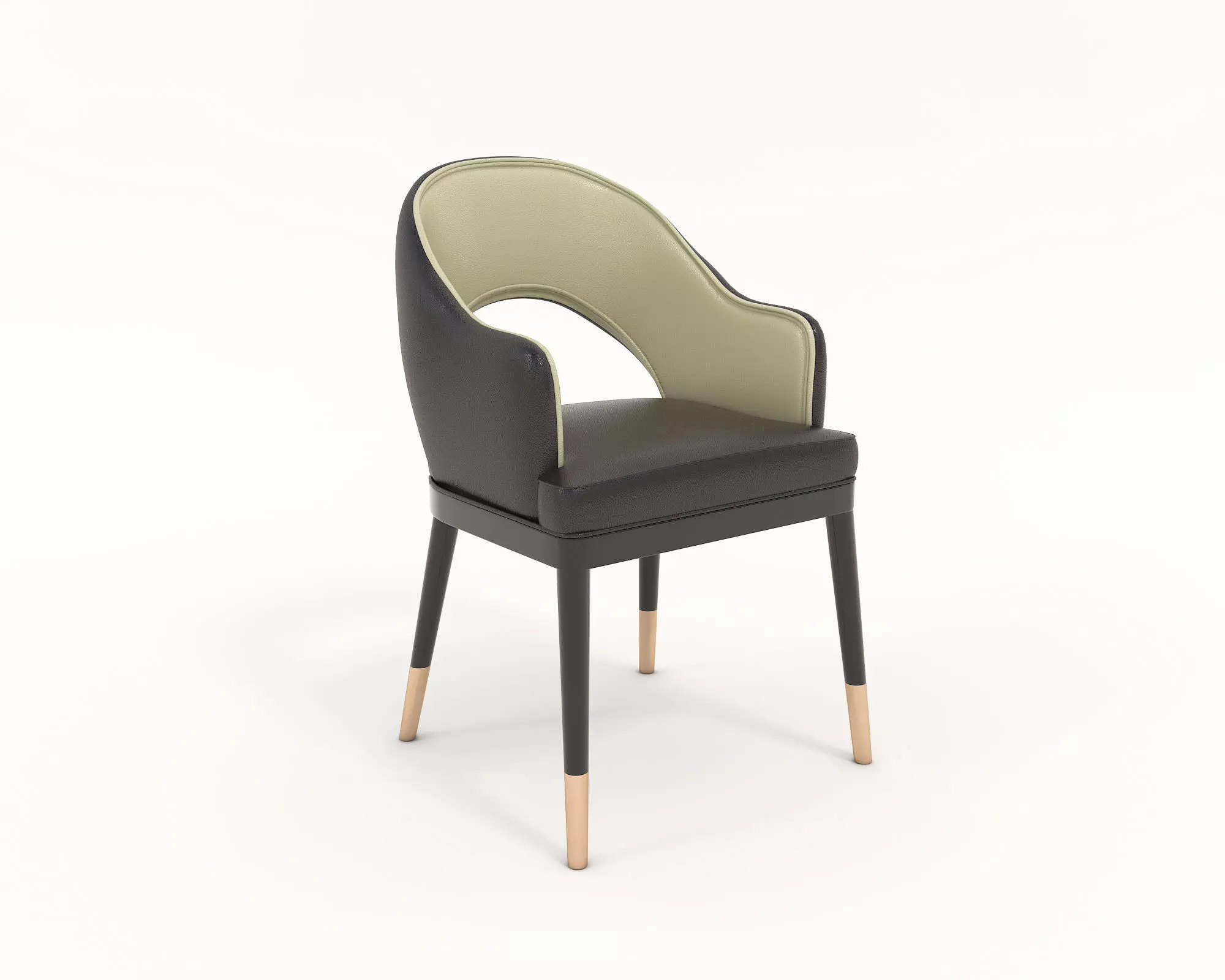 Modern Coffee Table and Chair 2 3D model_4