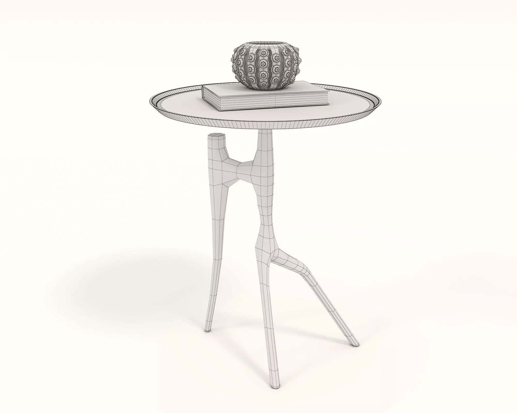 Modern Coffee Table and Chair 2 3D model_9