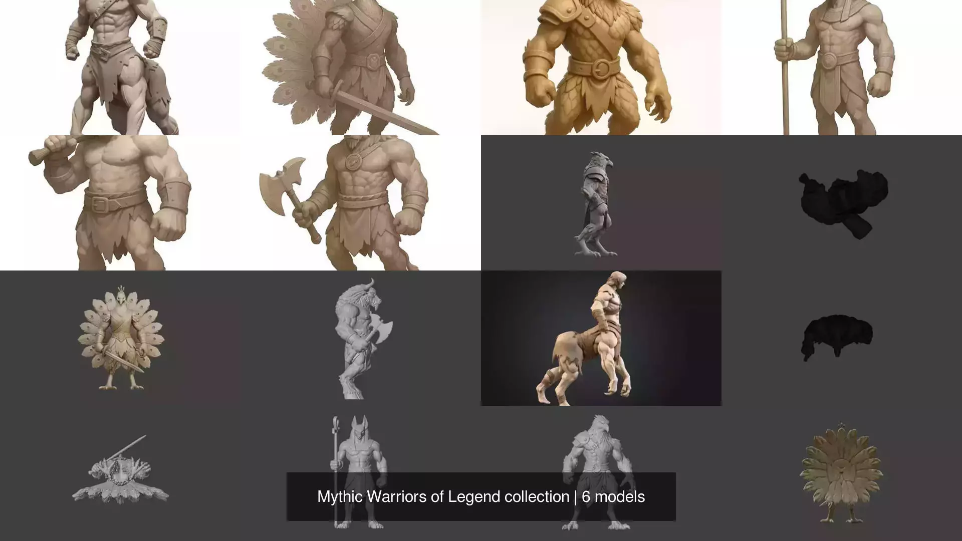 Mythic Warriors of Legend collection _0