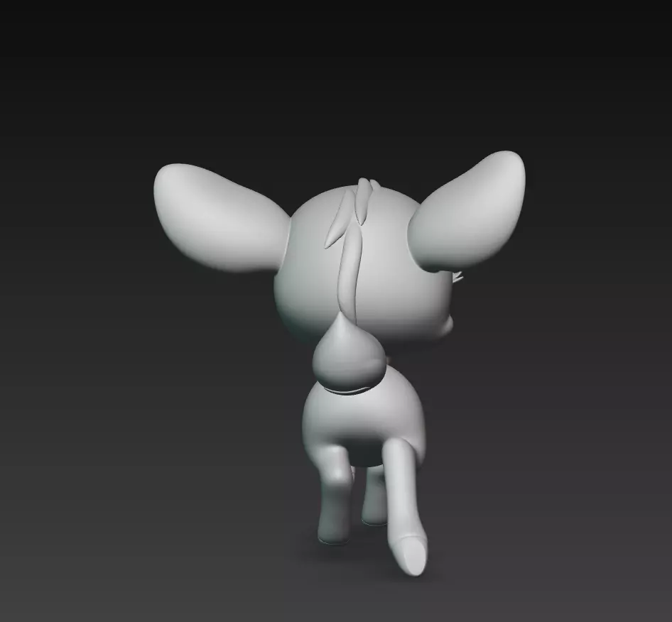 Cute Deer - Stylized Cartoon Forest Animal 3D Model 3D print model_6