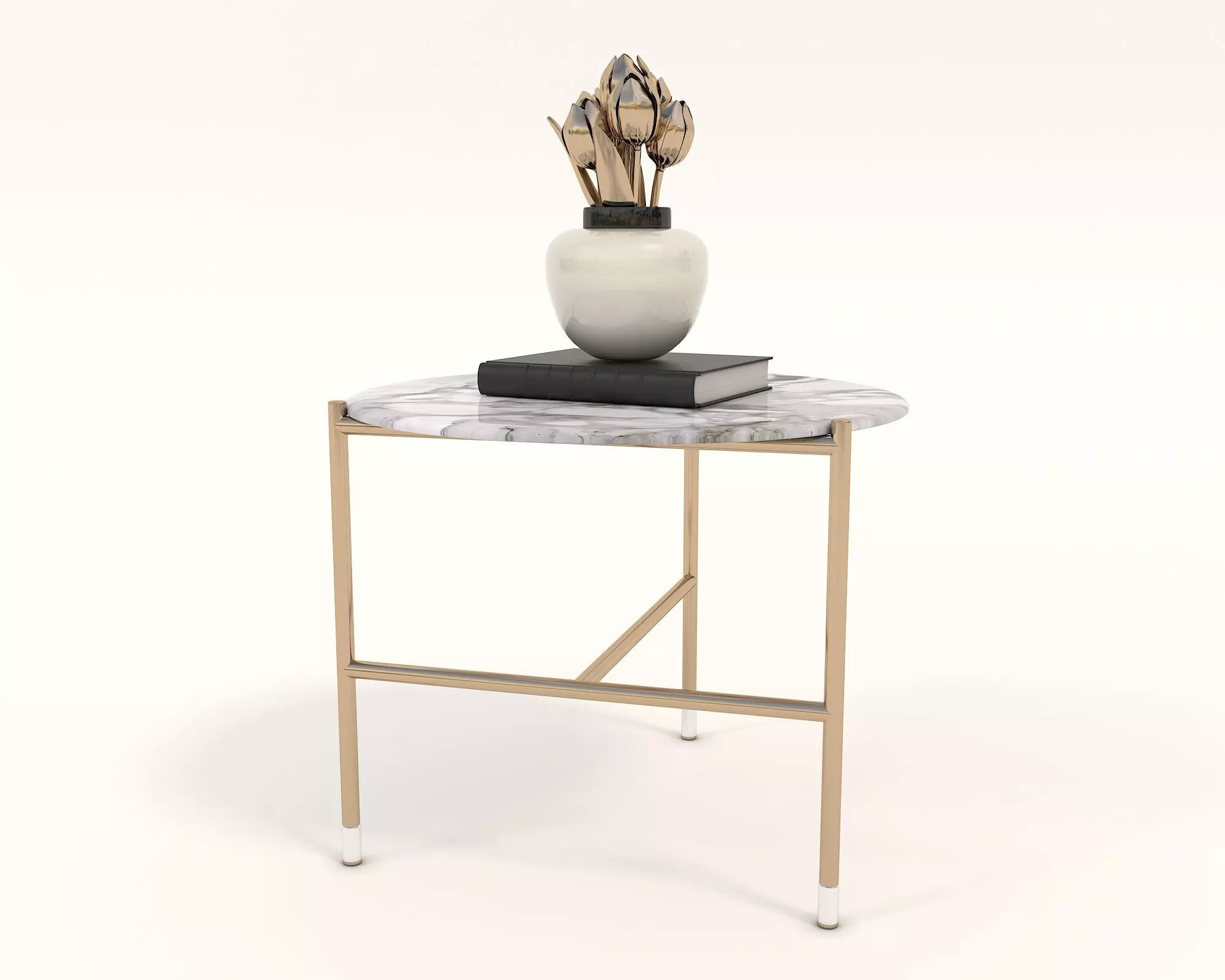 Modern Coffee Table and Armchair Set 32 3D model_5