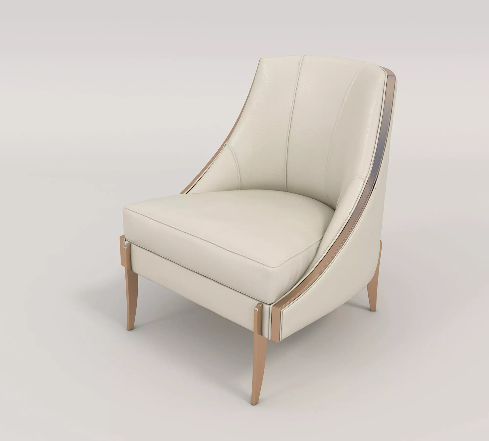 Modern Coffee Table and Armchair Set 34 3D model_5