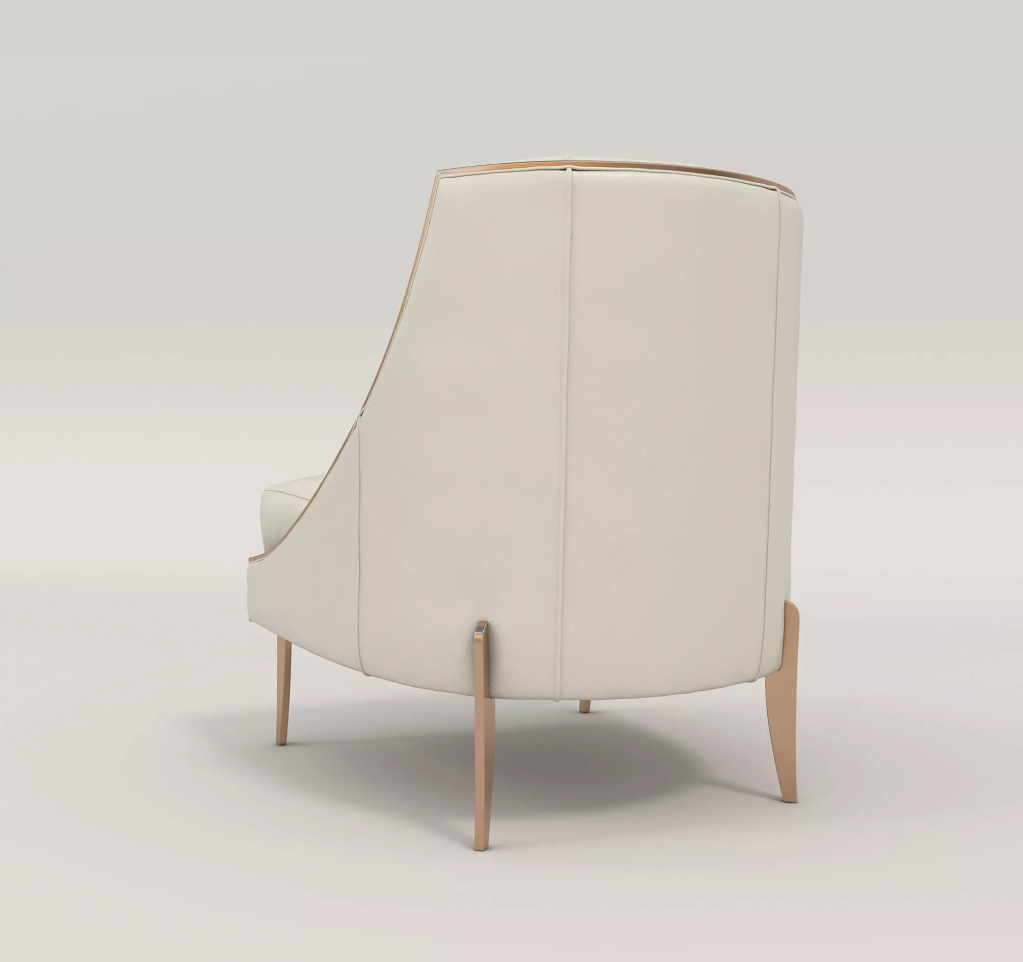 Modern Coffee Table and Armchair Set 34 3D model_7