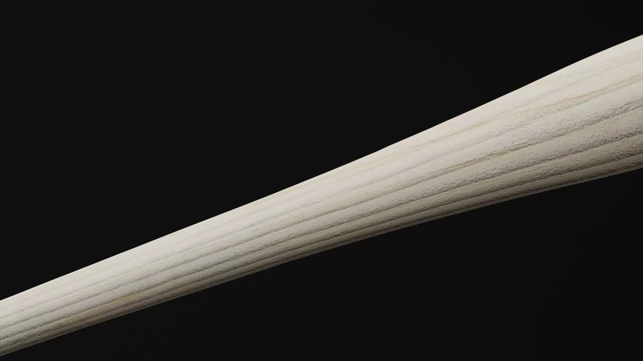 Baseball Bat Low-poly 3D model_3