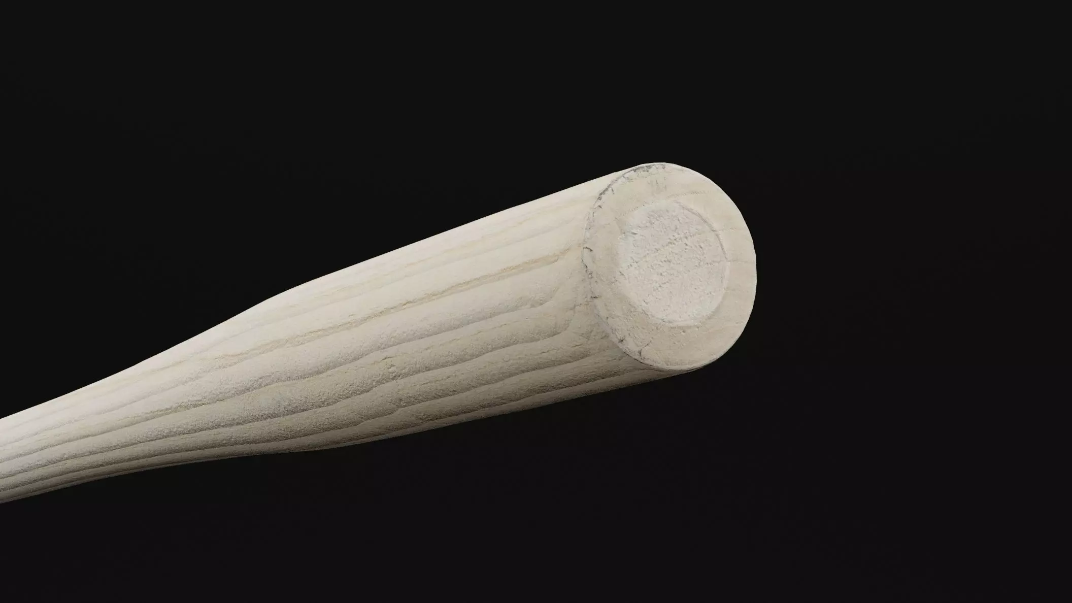 Baseball Bat Low-poly 3D model_1