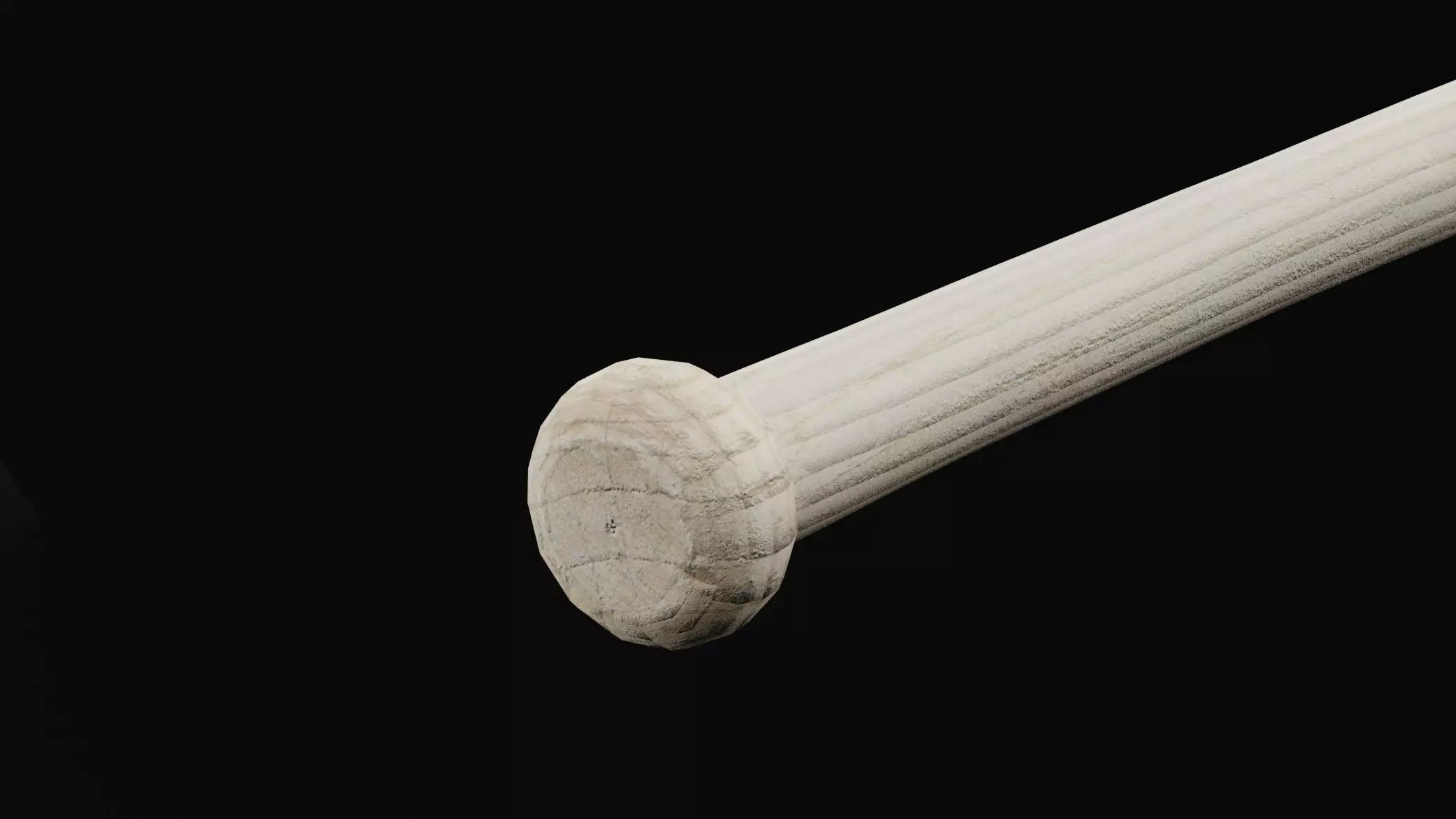 Baseball Bat Low-poly 3D model_2