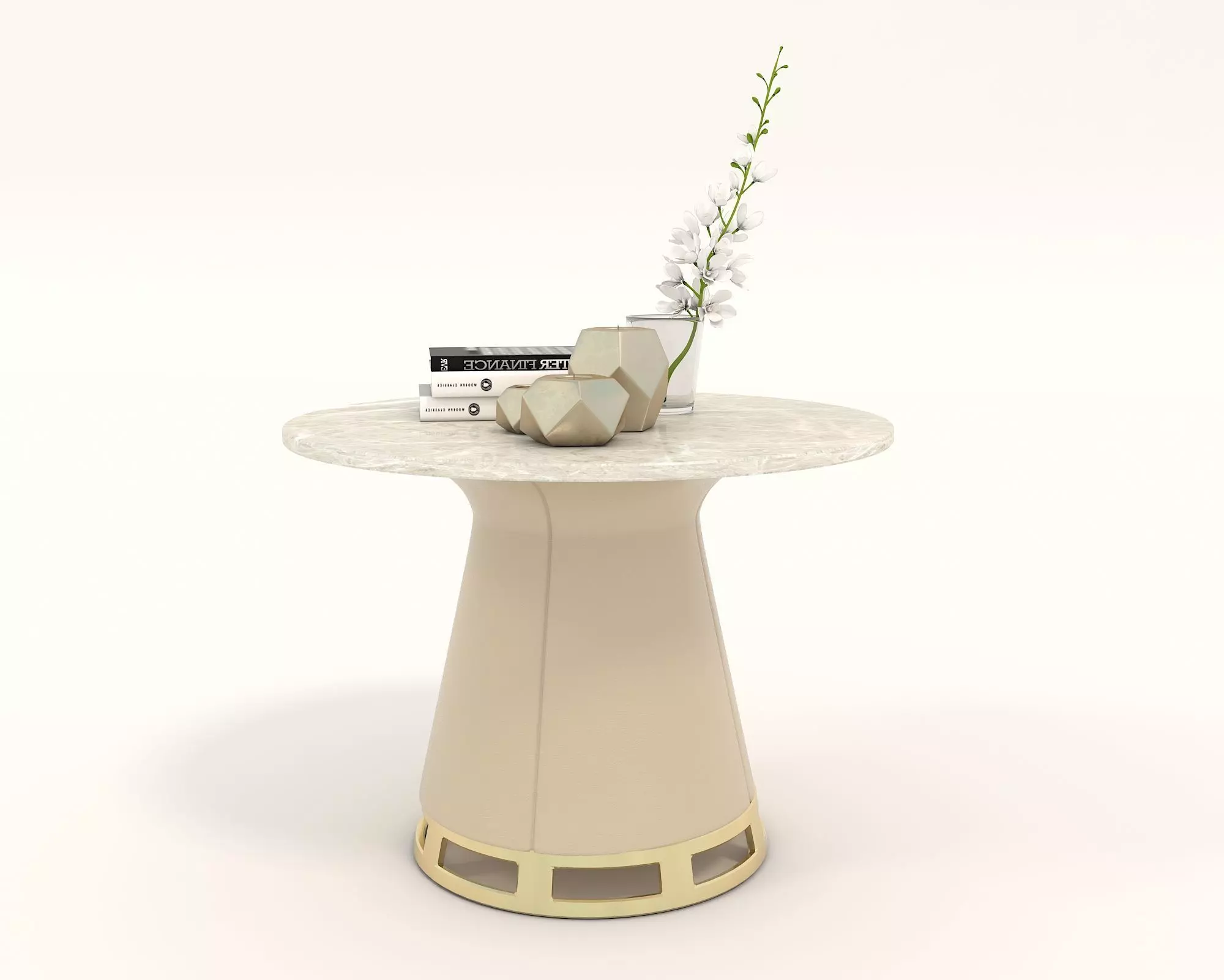 Modern Coffee Table and Armchair Set 40 3D model_6